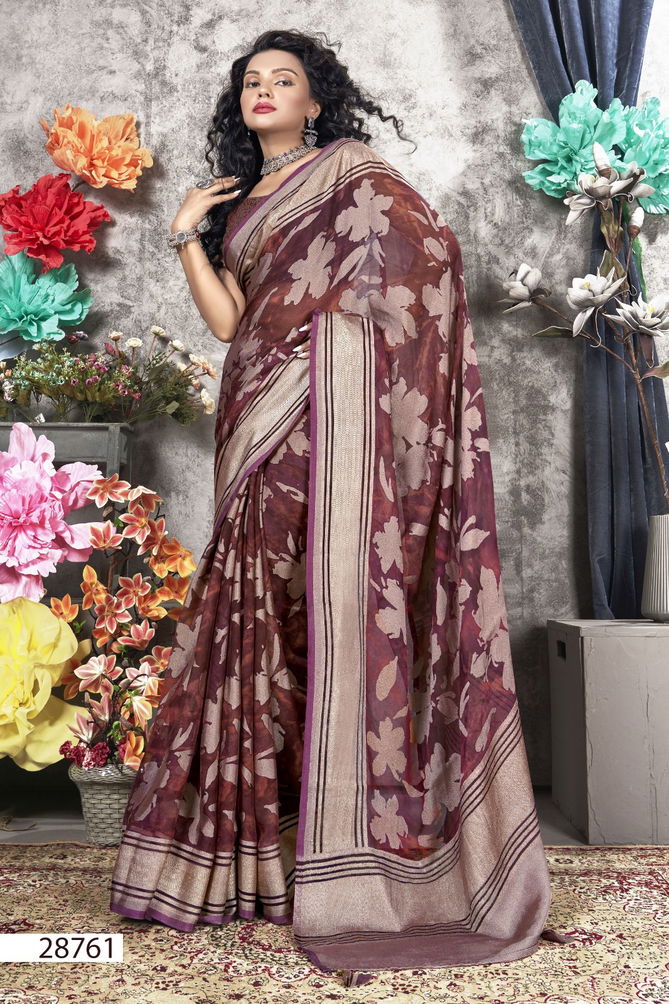 Veda Vol 2 By Vallabhi Brasso Printed Sarees Wholesale Suppliers In Mumbai
